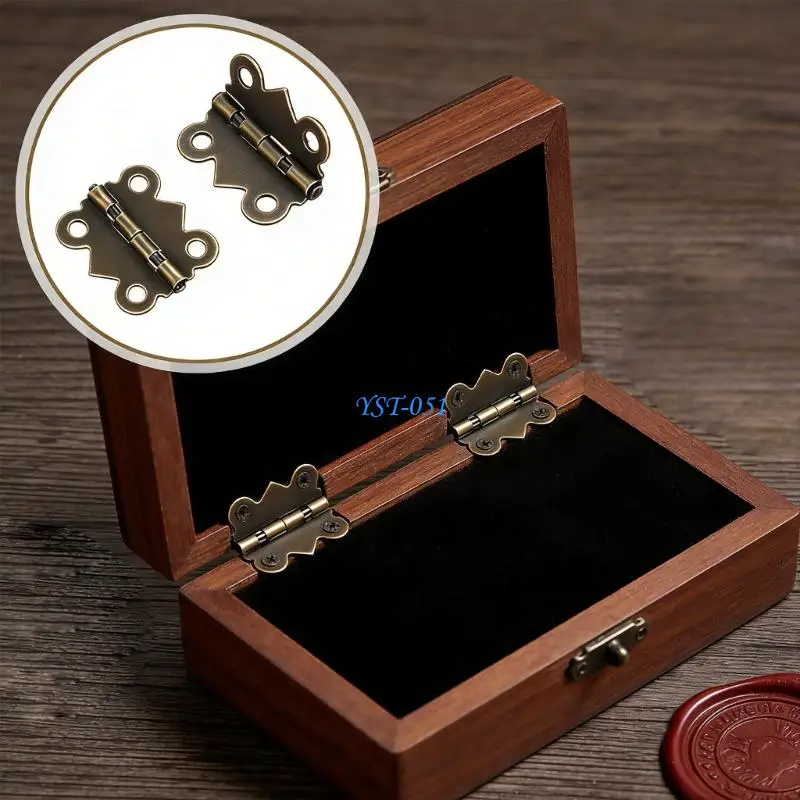 E15A Antique Butterfly Small Hinges with Screws for Crafts Making Enduring
E15A Antique Butterfly Small Hinges with Screws for Crafts Making Enduring