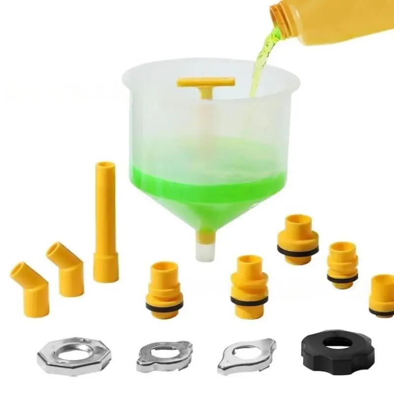 15Pcs/set Universal Vehicles Pour Oil Tool Spill Proof Coolant Filling Kit Plastic Filling Funnel Spout Car Accessories
15Pcs/set Universal Vehicles Pour Oil Tool Spill Proof Coolant Filling Kit Plastic Filling Funnel Spout Car Accessories