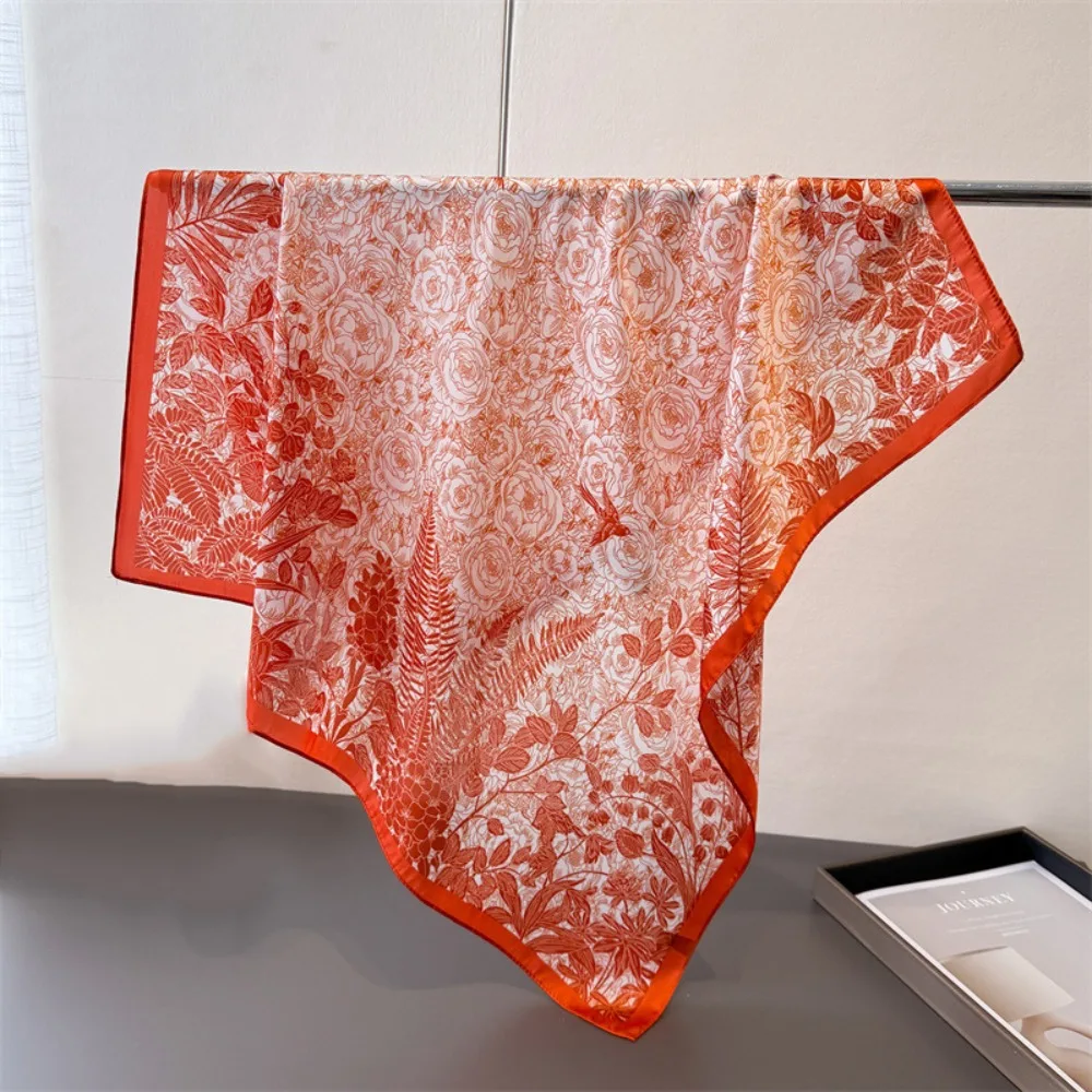 Elegant Thin Women Head Scarf Flower Printed Breathable Printed Square Scarf 70cm Windproof Silk Scarves Summer Accessories
Elegant Thin Women Head Scarf Flower Printed Breathable Printed Square Scarf 70cm Windproof Silk Scarves Summer Accessories