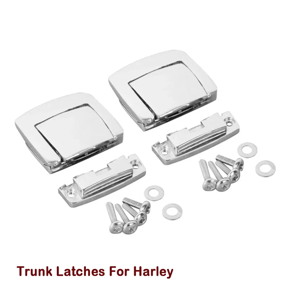 Motorcycle Trunk Latches lock Pack Latch Hinges For Harley Tour Pack Pak Touring Classic Road Electra Glide Ultra Razor 80-13
Motorcycle Trunk Latches lock Pack Latch Hinges For Harley Tour Pack Pak Touring Classic Road Electra Glide Ultra Razor 80-13