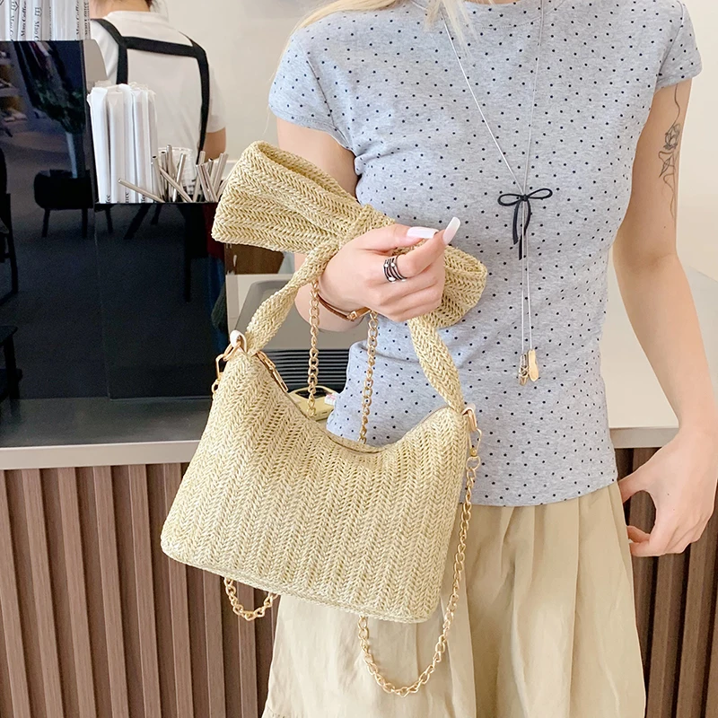 Boho Straw Bag for Women Handmade Woven Shoulder Bag Crossbody Purse Summer Beach Tote Rattan Clutch Casual Ladies Fashion Bags
Boho Straw Bag for Women Handmade Woven Shoulder Bag Crossbody Purse Summer Beach Tote Rattan Clutch Casual Ladies Fashion Bags