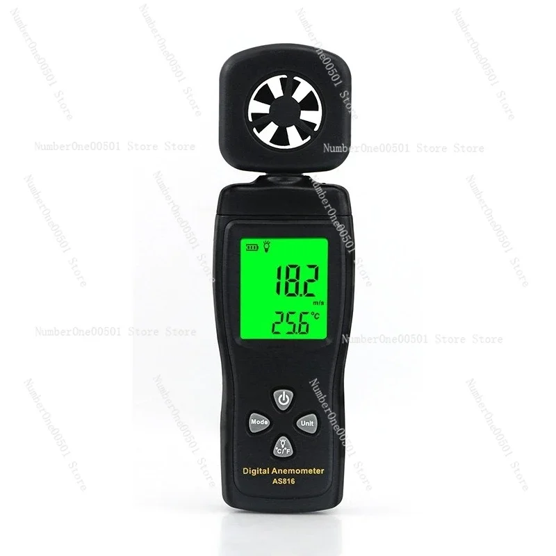 AS816 Handheld Vane Anemometer Wind Speed Temperature Tester Industrial Wind Meter Portable Air Flow Detector -095
AS816 Handheld Vane Anemometer Wind Speed Temperature Tester Industrial Wind Meter Portable Air Flow Detector -095