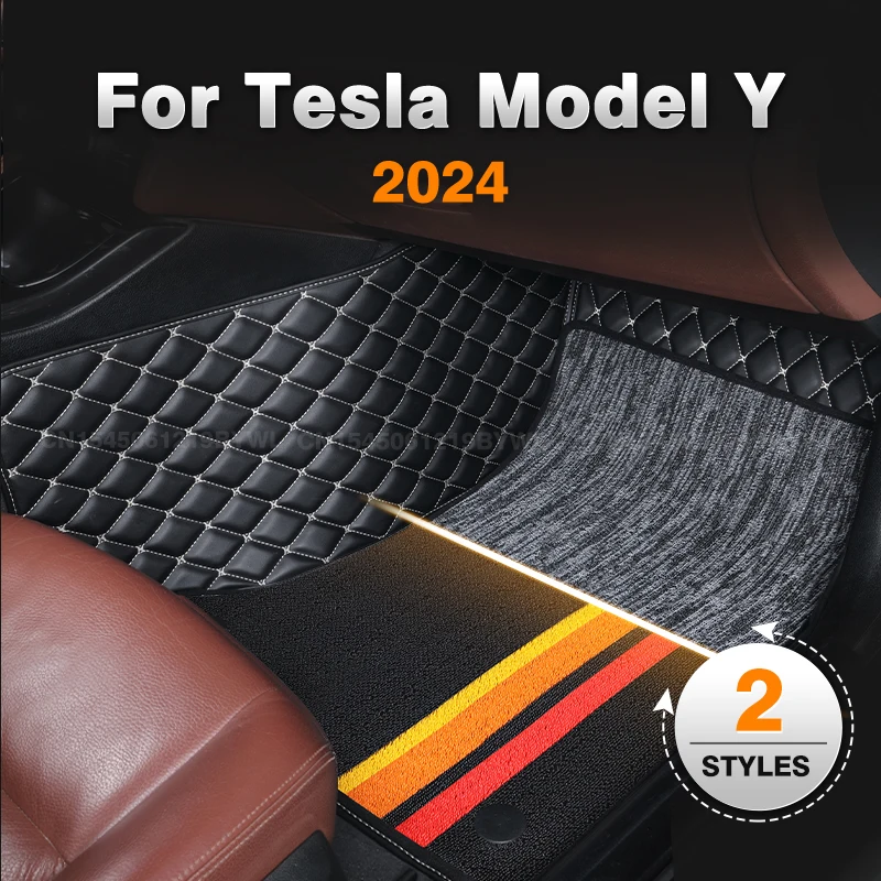 Для Tesla Model Y 2024, изготовленные на заказ двухслойные автомобильные коврики, автомобильный ковер, детали интерьера, аксессуары
Для Tesla Model Y 2024, изготовленные на заказ двухслойные автомобильные коврики, автомобильный ковер, детали интерьера, аксессуары