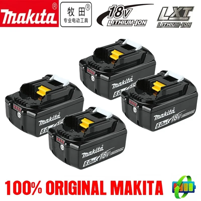 Original Makita 6Ah/5Ah/3Ah for Makita 18V Battery BL1830B BL1850B BL1850 BL1840 BL1860 BL1815 Replacement Lithium Battery
Original Makita 6Ah/5Ah/3Ah for Makita 18V Battery BL1830B BL1850B BL1850 BL1840 BL1860 BL1815 Replacement Lithium Battery