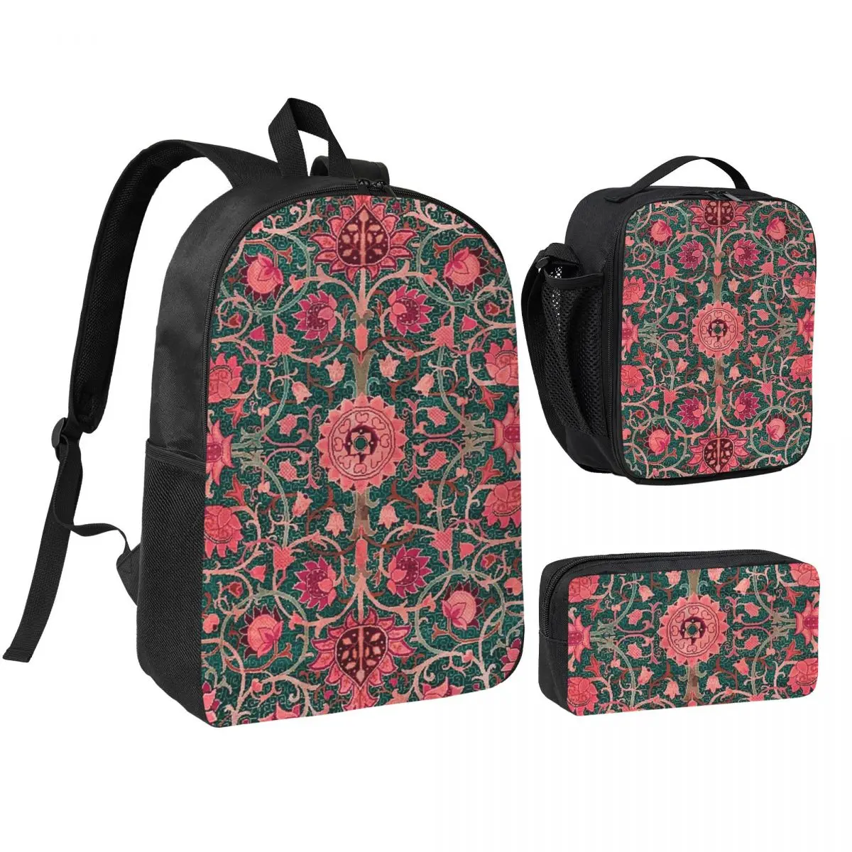 William Morris Flower Pattern Backpack Student BookBag School Bag Computer Shoulder Bags 3ps Insulated Lunch Bag Pencil Case
William Morris Flower Pattern Backpack Student BookBag School Bag Computer Shoulder Bags 3ps Insulated Lunch Bag Pencil Case