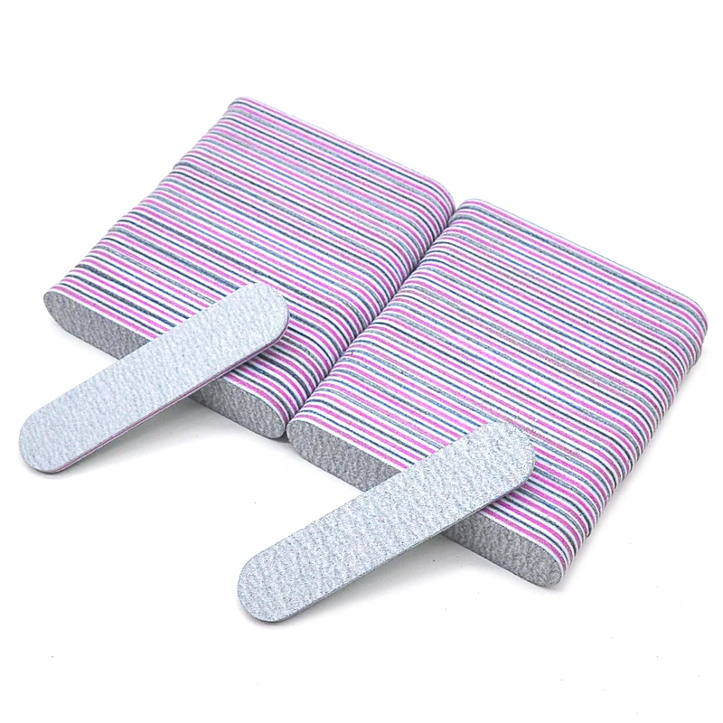 50Pcs Portable Double-sided Nail File Gray Sandpaper Mini Straight Nail Art File 100/180 For Nail Practice/Professional/Personal
50Pcs Portable Double-sided Nail File Gray Sandpaper Mini Straight Nail Art File 100/180 For Nail Practice/Professional/Personal