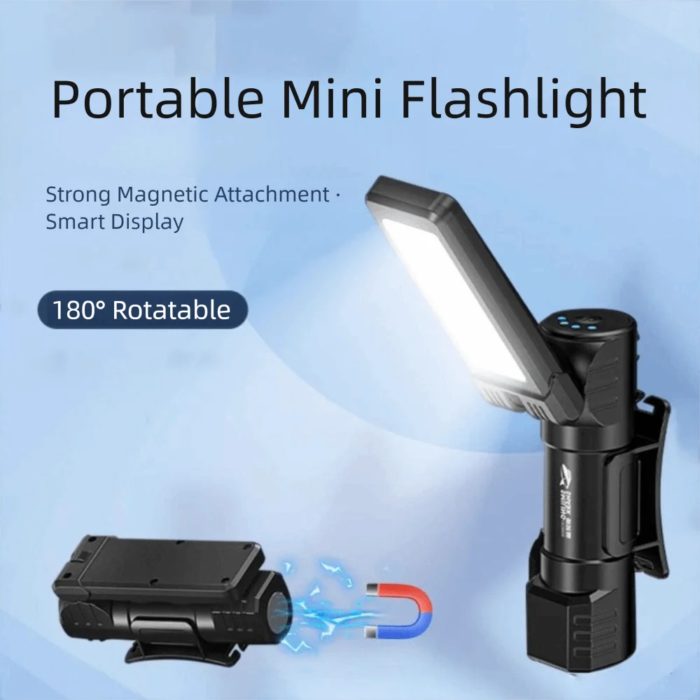 6-Modes Dimming Handheld Worklight 180-Degree Rotation USB Rechargeable Portable Gym Lamp Waterproof Design Foldable Portable
6-Modes Dimming Handheld Worklight 180-Degree Rotation USB Rechargeable Portable Gym Lamp Waterproof Design Foldable Portable