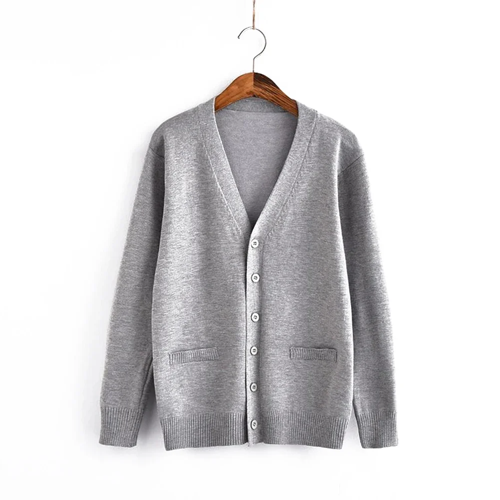 Black Kawaii Knitted Cardigan Solid Color Knitted Sweater Solid Color Sweater Cute Uniform Design Long Sleeve Sweater
Black Kawaii Knitted Cardigan Solid Color Knitted Sweater Solid Color Sweater Cute Uniform Design Long Sleeve Sweater