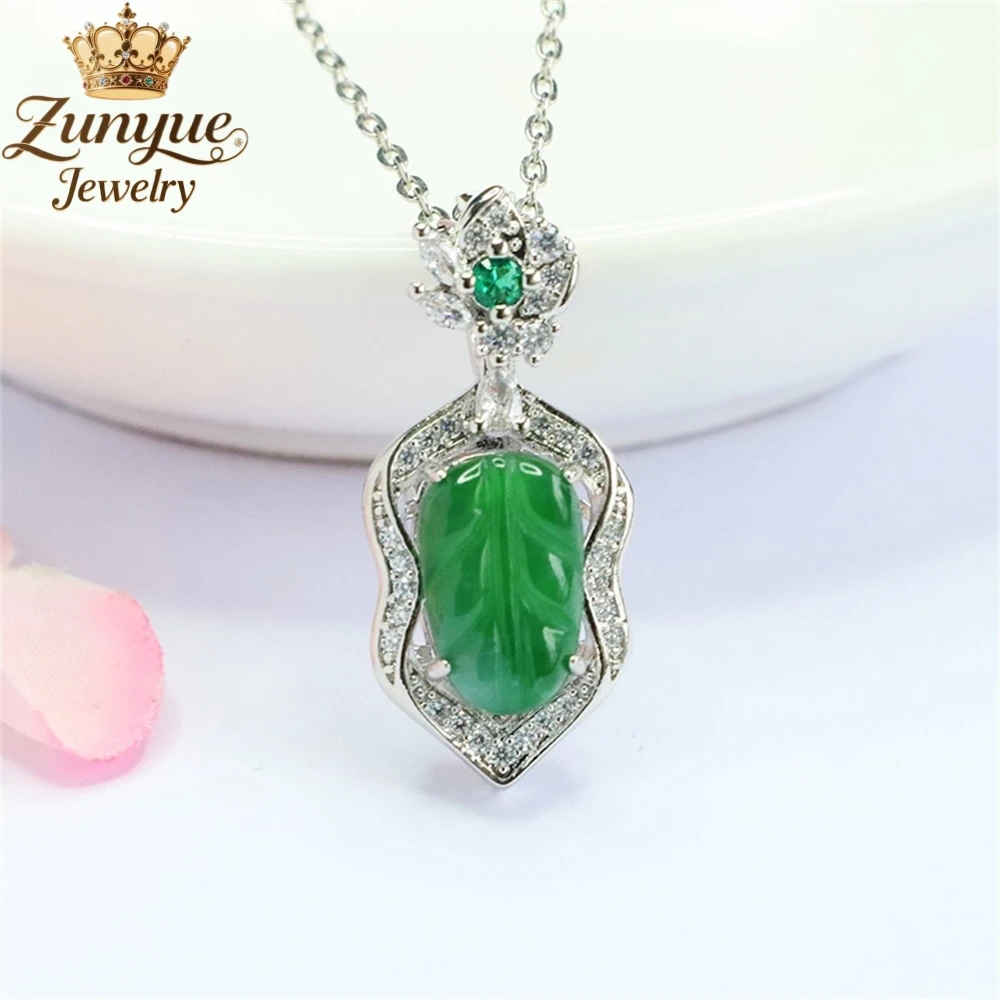 High-End Natural Jadeite Full Green Leaf Necklace Luxury Quality Jewelry Fashion Jewelry Exquisite Elegant Charms Popular Gift
High-End Natural Jadeite Full Green Leaf Necklace Luxury Quality Jewelry Fashion Jewelry Exquisite Elegant Charms Popular Gift