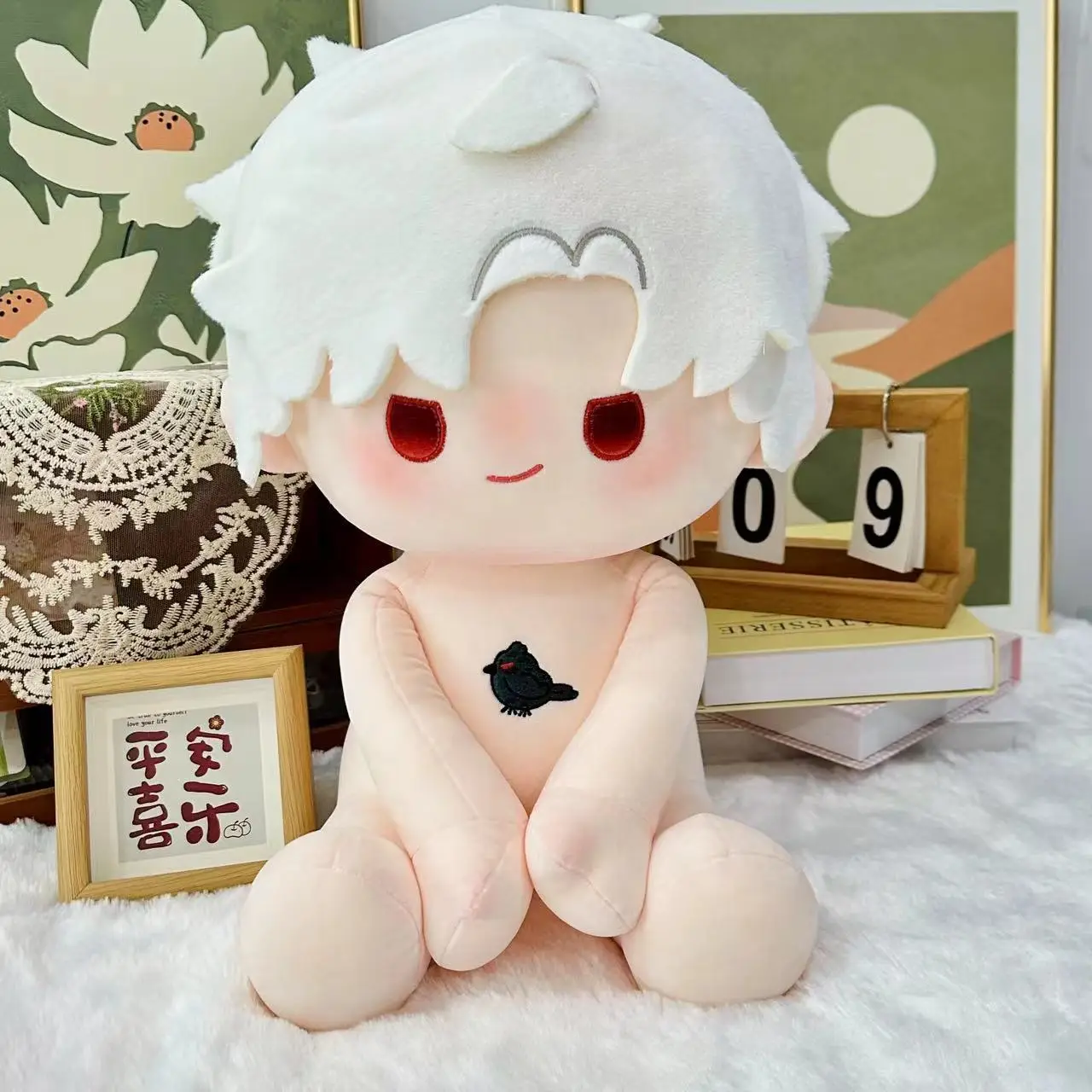 Love and Deepspace Sylus Anime Cosplay Crow Embroidery Plush 40cm Sitting Cotton Doll Cartoon Dolls Maumet Toys Naked Baby Gift
Love and Deepspace Sylus Anime Cosplay Crow Embroidery Plush 40cm Sitting Cotton Doll Cartoon Dolls Maumet Toys Naked Baby Gift