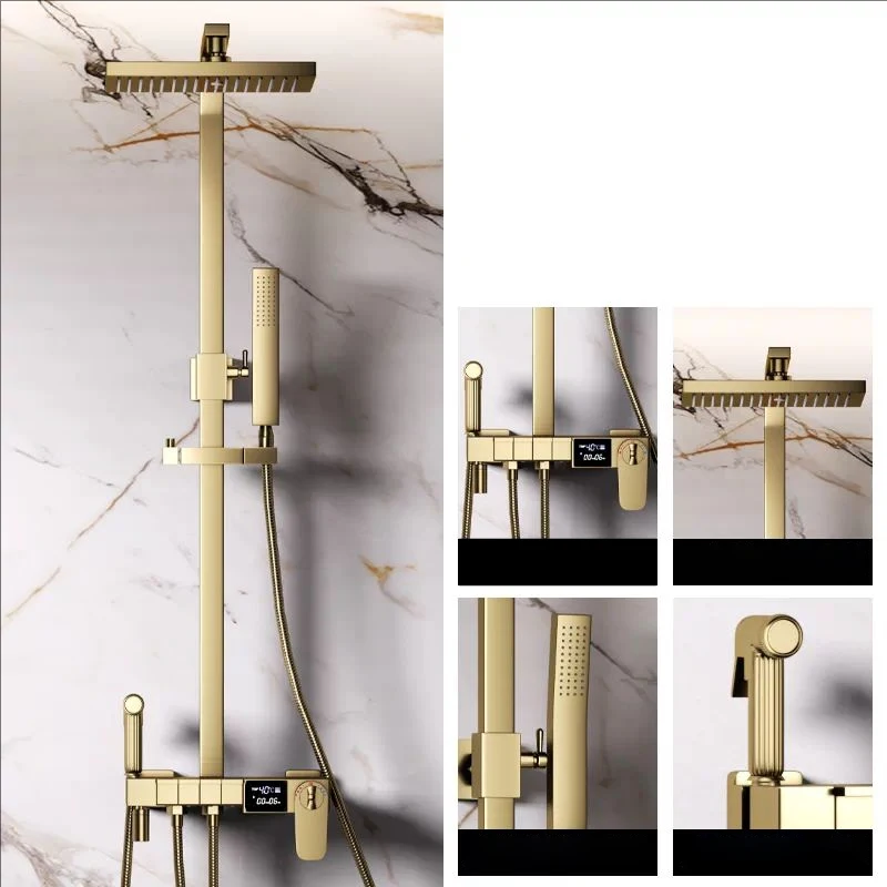 Luxury Thermostatic Bathroom Shower System Grey Digital Piano Control Shower Set Rainfall Shower Head Brass Bathroom Faucet
Luxury Thermostatic Bathroom Shower System Grey Digital Piano Control Shower Set Rainfall Shower Head Brass Bathroom Faucet