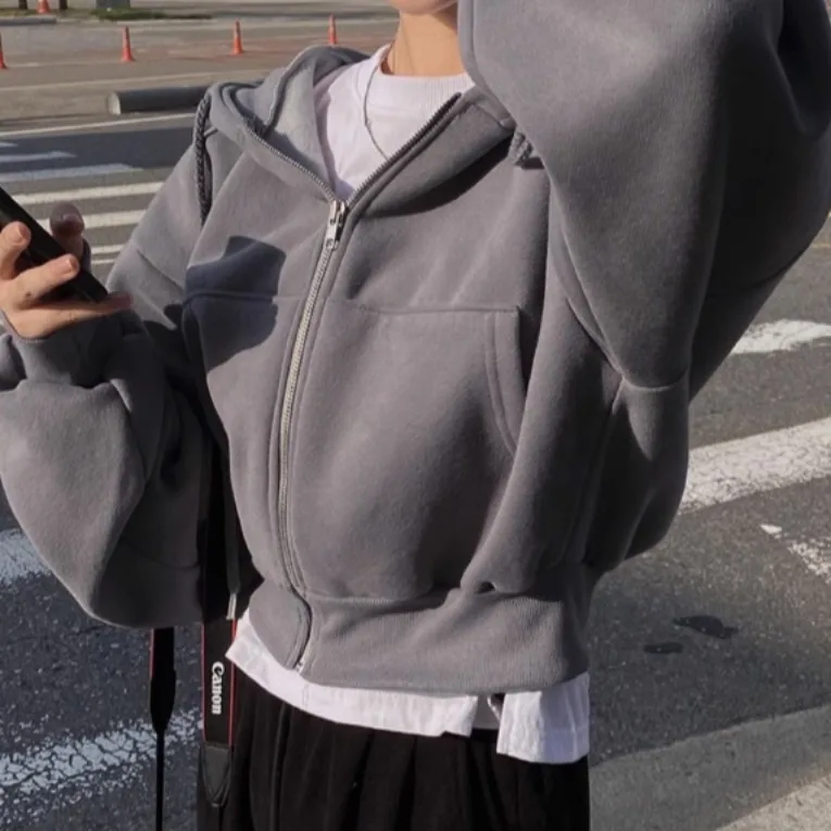 Шикарный осенний антивозрастной Thiened Simplemature Long Sve с капюшоном, свободный крой, толстовка, кардиган, верхняя одежда, женская модная одежда
Шикарный осенний антивозрастной Thiened Simplemature Long Sve с капюшоном, свободный крой, толстовка, кардиган, верхняя одежда, женская модная одежда