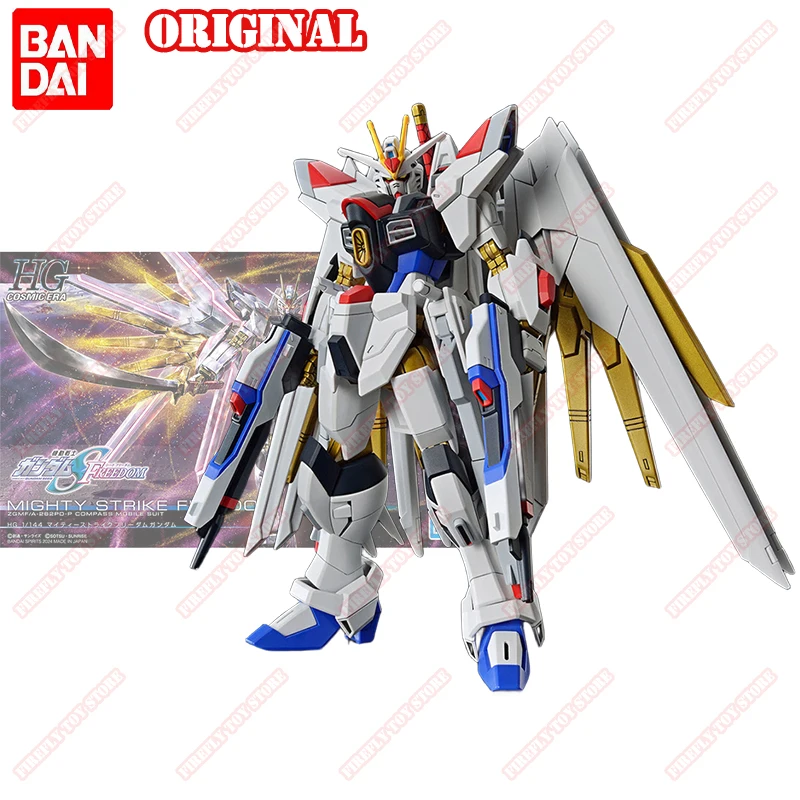 BANDAI Original GUNDAM HGCE Animation Peripheral Toy Mighty Strike Freedom Assembly Movable Anime Action Figure Model Collection
BANDAI Original GUNDAM HGCE Animation Peripheral Toy Mighty Strike Freedom Assembly Movable Anime Action Figure Model Collection