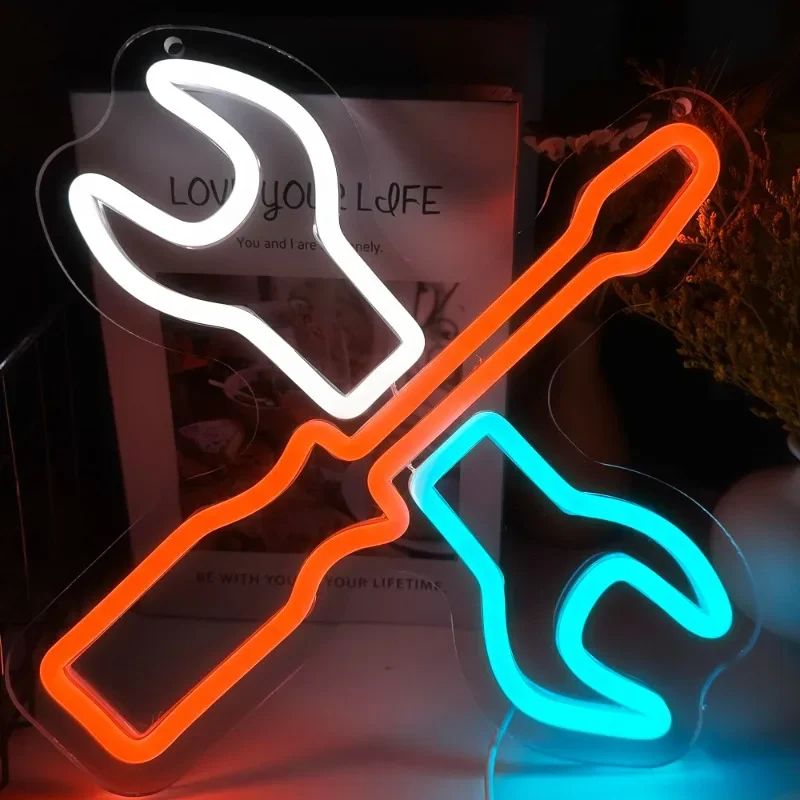 Neon Sign Wall Decor LED light Wall Art for Man Cave Auto Repair Shop Light up Birthday USB Powered Neon Repair Garage Decor
Neon Sign Wall Decor LED light Wall Art for Man Cave Auto Repair Shop Light up Birthday USB Powered Neon Repair Garage Decor