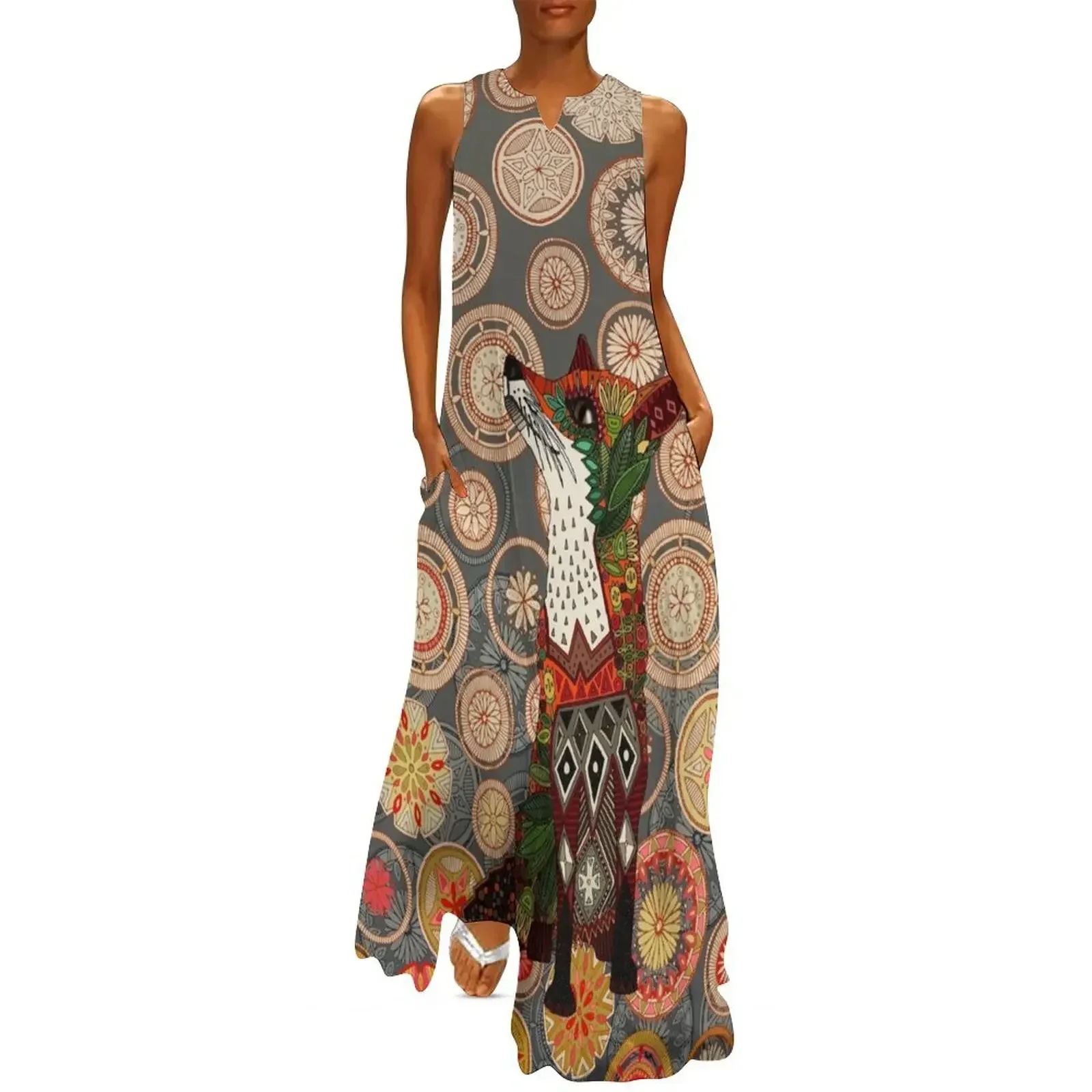 mandala fox Long Dress women dresses clothing women summer 2025 dresses for women Dress
mandala fox Long Dress women dresses clothing women summer 2025 dresses for women Dress
