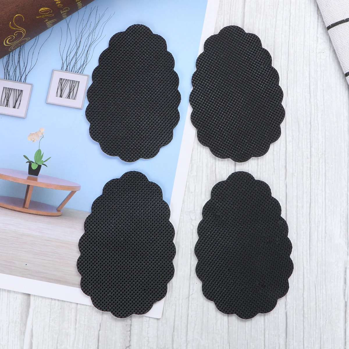 2Pairs Anti-Slip Shoe Pads High Heel Wear Resistant S Proof Traction Pads For Boots Slippery Surfaces Black
2Pairs Anti-Slip Shoe Pads High Heel Wear Resistant S Proof Traction Pads For Boots Slippery Surfaces Black