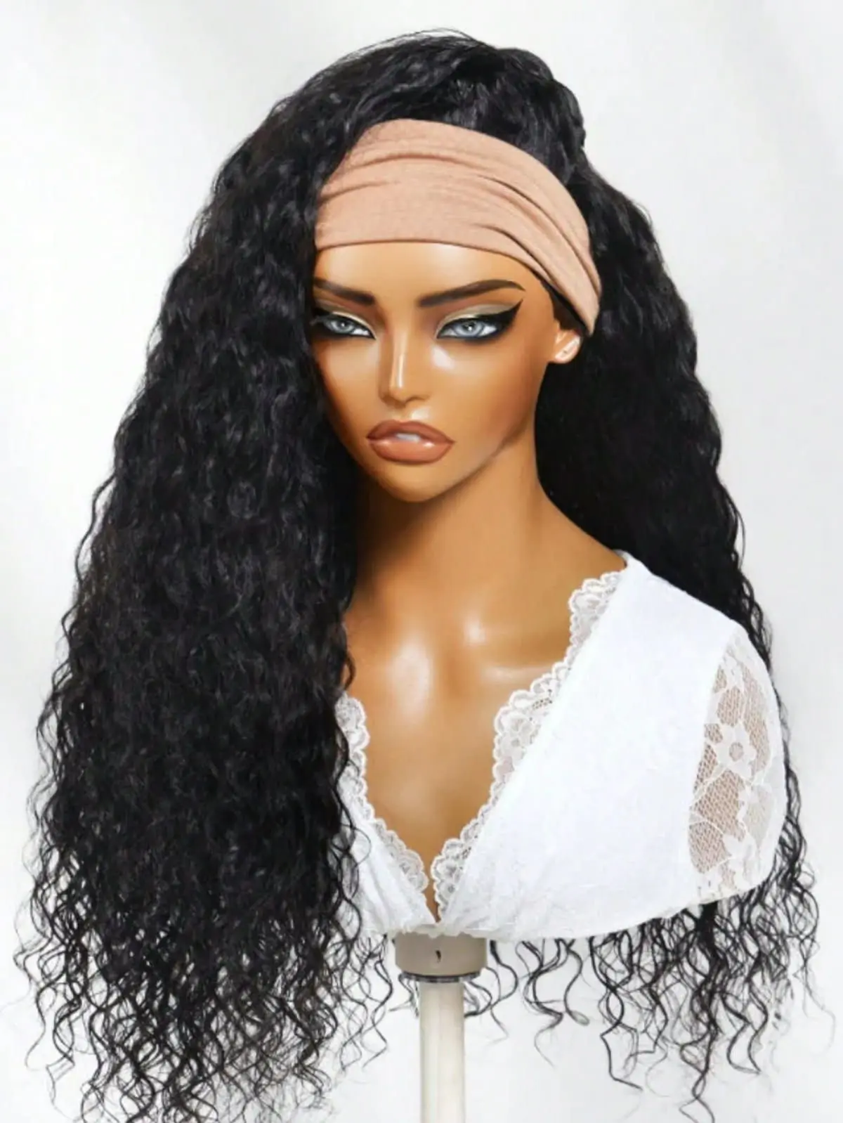 Headband Wig Human Hair Deep Wave 20 Inches None Lace Front Wig Human Hair Machine Made Wigs 200% Density Headband Curly Deep Straight Body Wave Human Hair Wigs for Women Natural Color Half wig
Headband Wig Human Hair Deep Wave 20 Inches None Lace Front Wig Human Hair Machine Made Wigs 200% Density Headband Curly Deep Straight Body Wave Human Hair Wigs for Women Natural Color Half wig