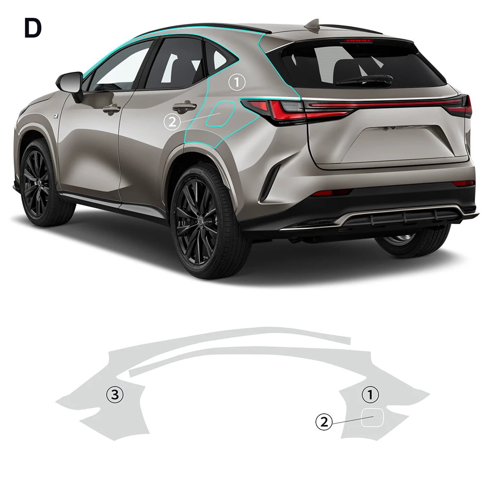 8.5Mil TPU Hood Bumper Paint Protection Film For Lexus NX 2022-2024 Pre-cut PPF Kit Clear Bra Car Body Anti-Scratch Resistant
8.5Mil TPU Hood Bumper Paint Protection Film For Lexus NX 2022-2024 Pre-cut PPF Kit Clear Bra Car Body Anti-Scratch Resistant