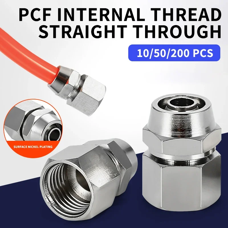 KPCF Female Pneumatic Fitting BSP 1/8 1/4 3/8 1/2 4mm 6mm 8mm Quick PCF Connector Hose Fittings Tube Connectors
KPCF Female Pneumatic Fitting BSP 1/8 1/4 3/8 1/2 4mm 6mm 8mm Quick PCF Connector Hose Fittings Tube Connectors