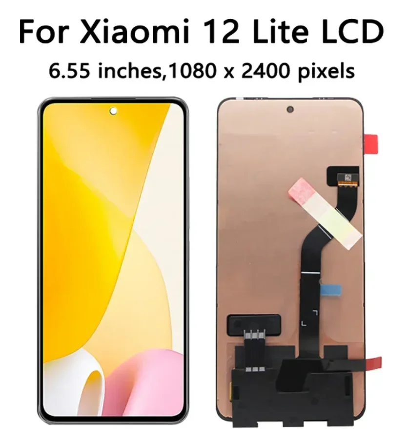 AMOLED 6.55" For Xiaomi 12 Lite 12Lite 2203129G LCD Display Touch Screen Digitizer Assembly For Xiaomi12 Lite LCD
AMOLED 6.55" For Xiaomi 12 Lite 12Lite 2203129G LCD Display Touch Screen Digitizer Assembly For Xiaomi12 Lite LCD