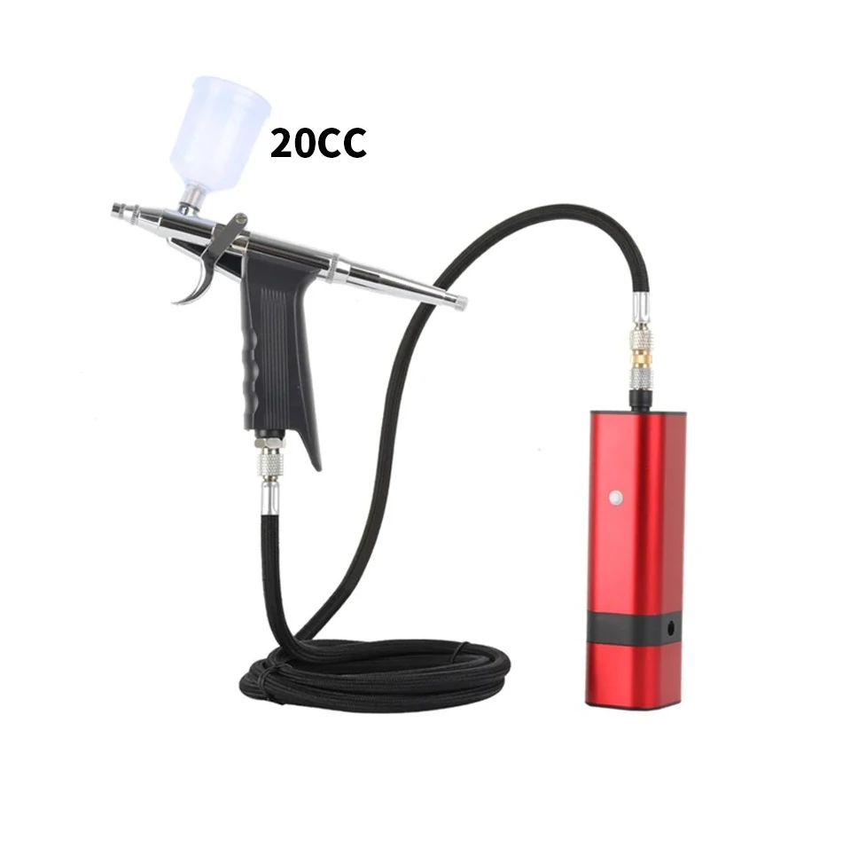 Portable air brush mini air brush compressor, suitable for multi-purpose master food coloring cookies and cakes
Portable air brush mini air brush compressor, suitable for multi-purpose master food coloring cookies and cakes
