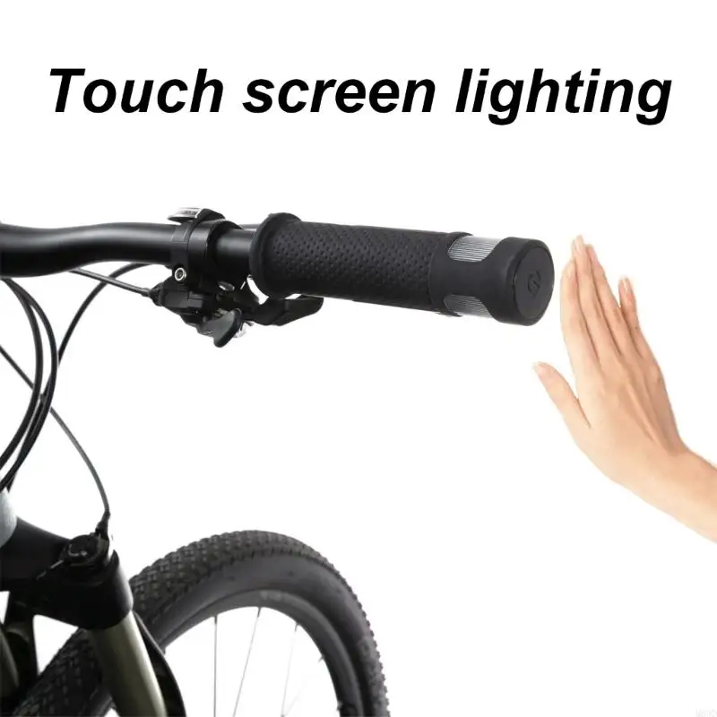 M89D Waterproofed Bicycles Handlebars Grip Light 8 Hour Runtimes Shock Absorption for Commuters Bikes
M89D Waterproofed Bicycles Handlebars Grip Light 8 Hour Runtimes Shock Absorption for Commuters Bikes