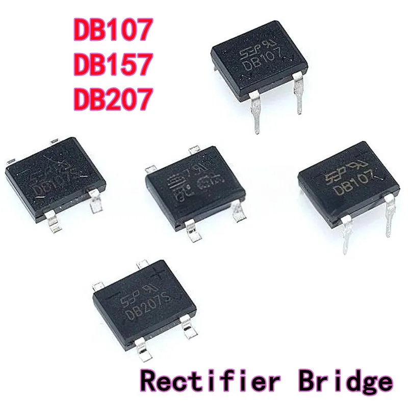 10 шт. DB107 DB157 DB207 выпрямительный мостовой стек диод DB107S/DB157S/DB207S выпрямительный мост 4pin 1A/2A DB107 SMD сквозное отверстие
10 шт. DB107 DB157 DB207 выпрямительный мостовой стек диод DB107S/DB157S/DB207S выпрямительный мост 4pin 1A/2A DB107 SMD сквозное отверстие