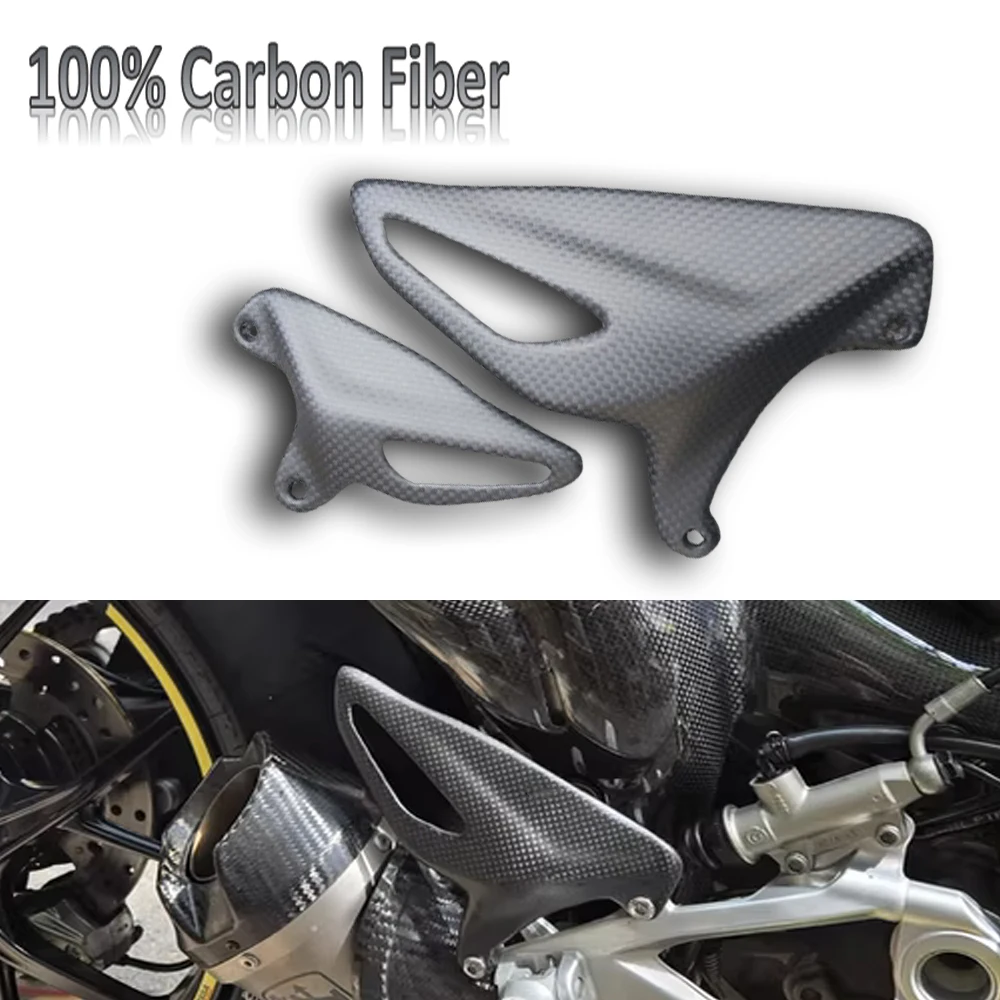 Full Carbon Fiber Heel Guard Rearset Plate Foot Peg Protector overlay For Ducati V4 V4S V4R Streetfighter V4
Full Carbon Fiber Heel Guard Rearset Plate Foot Peg Protector overlay For Ducati V4 V4S V4R Streetfighter V4