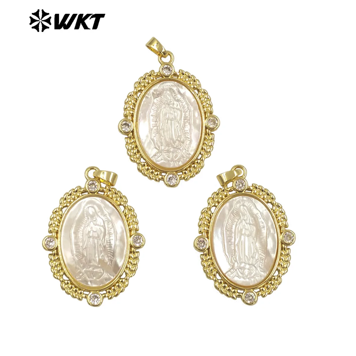 WT-JP369 2024 Hot Selling Style Virgin Mary Zircon Inlaid Pendant Fashion Retro Personalized Wholesale
WT-JP369 2024 Hot Selling Style Virgin Mary Zircon Inlaid Pendant Fashion Retro Personalized Wholesale