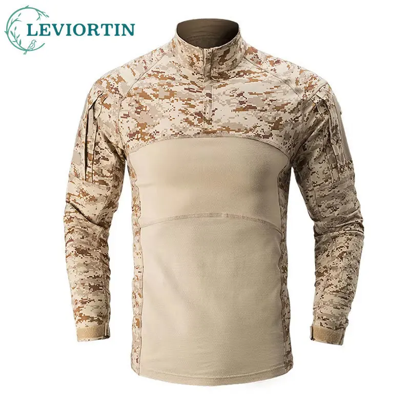 Autumn Military Tactical T-shirts For Men Outdoor Army Uniform Long Sleeve Camouflage Combat Shirts Paintball Frog Tee Shirt
Autumn Military Tactical T-shirts For Men Outdoor Army Uniform Long Sleeve Camouflage Combat Shirts Paintball Frog Tee Shirt