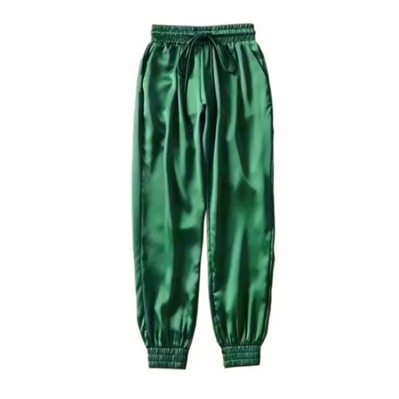 Elegant Y2K INS Elastic High Waist Solid Color Loose Jogger Trousers Sweatpants Spring Autumn Women Sport Pants
Elegant Y2K INS Elastic High Waist Solid Color Loose Jogger Trousers Sweatpants Spring Autumn Women Sport Pants