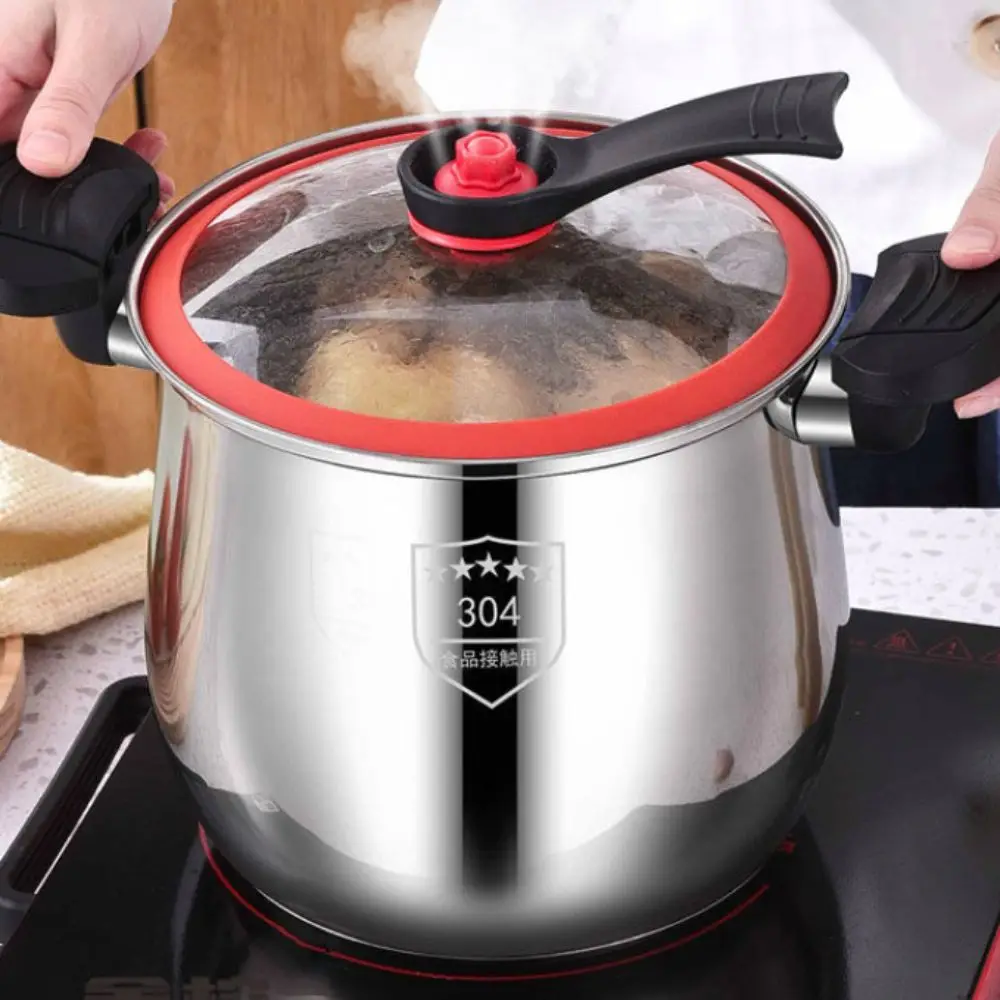Durable 304 Stainless Steel Micro-Pressure Cooker 8 L Non-Stick Soup Pot Large Capacity Anti-scalding Stockpot Soup
Durable 304 Stainless Steel Micro-Pressure Cooker 8 L Non-Stick Soup Pot Large Capacity Anti-scalding Stockpot Soup