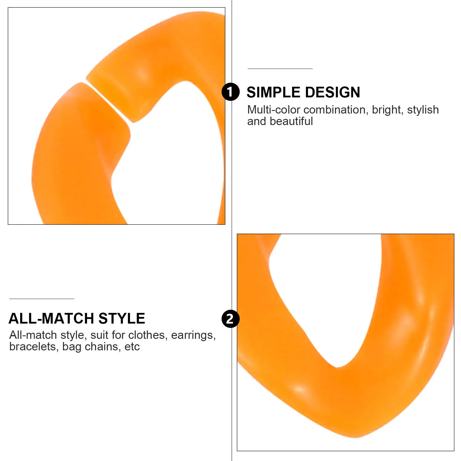 100Pcs Chic Earring Buckles Weather Resistant Smooth Bright Accessories DIY Bag Chains Jewelry Making Stylish Functional Sets
100Pcs Chic Earring Buckles Weather Resistant Smooth Bright Accessories DIY Bag Chains Jewelry Making Stylish Functional Sets