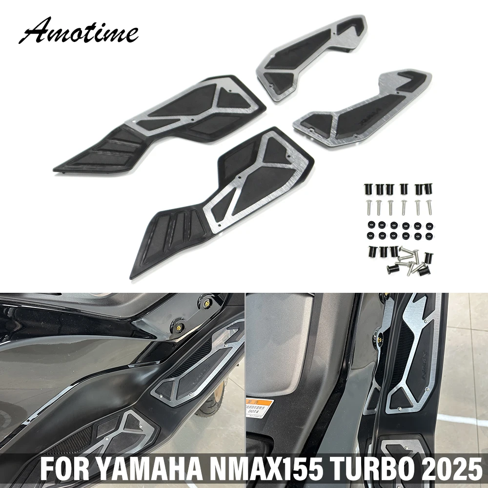 2025 для Yamaha NMax 155 NMAX 155 TURBO аксессуары для мотоциклов, подставка для ног, подножки, подножки, педали, накладки на пластины
2025 для Yamaha NMax 155 NMAX 155 TURBO аксессуары для мотоциклов, подставка для ног, подножки, подножки, педали, накладки на пластины