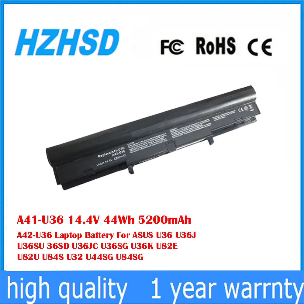 A41-U36 14.4V 44Wh 5200mAh A42-U36 Laptop Battery For ASUS U36 U36J U36SU 36SD U36JC U36SG U36K U82E U82U U84S U32 U44SG U84SG
A41-U36 14.4V 44Wh 5200mAh A42-U36 Laptop Battery For ASUS U36 U36J U36SU 36SD U36JC U36SG U36K U82E U82U U84S U32 U44SG U84SG