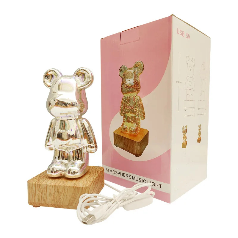 3D фейерверк Медведь ночник проекция красочная USB атмосфера затемнение Декор комната 3D стекло фейерверк Спальня Гостиная Декор
3D фейерверк Медведь ночник проекция красочная USB атмосфера затемнение Декор комната 3D стекло фейерверк Спальня Гостиная Декор