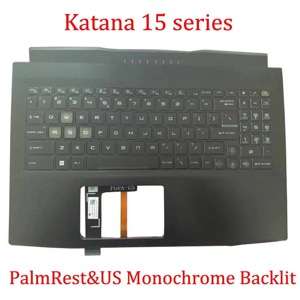 PalmRest & США UK RU SP IT FR GR Монохромная клавиатура с подсветкой для MSI Katana 15 B12VGK B12VFK B12VEK B13UDXK B13VFK B13VEK B13VGK
PalmRest & США UK RU SP IT FR GR Монохромная клавиатура с подсветкой для MSI Katana 15 B12VGK B12VFK B12VEK B13UDXK B13VFK B13VEK B13VGK