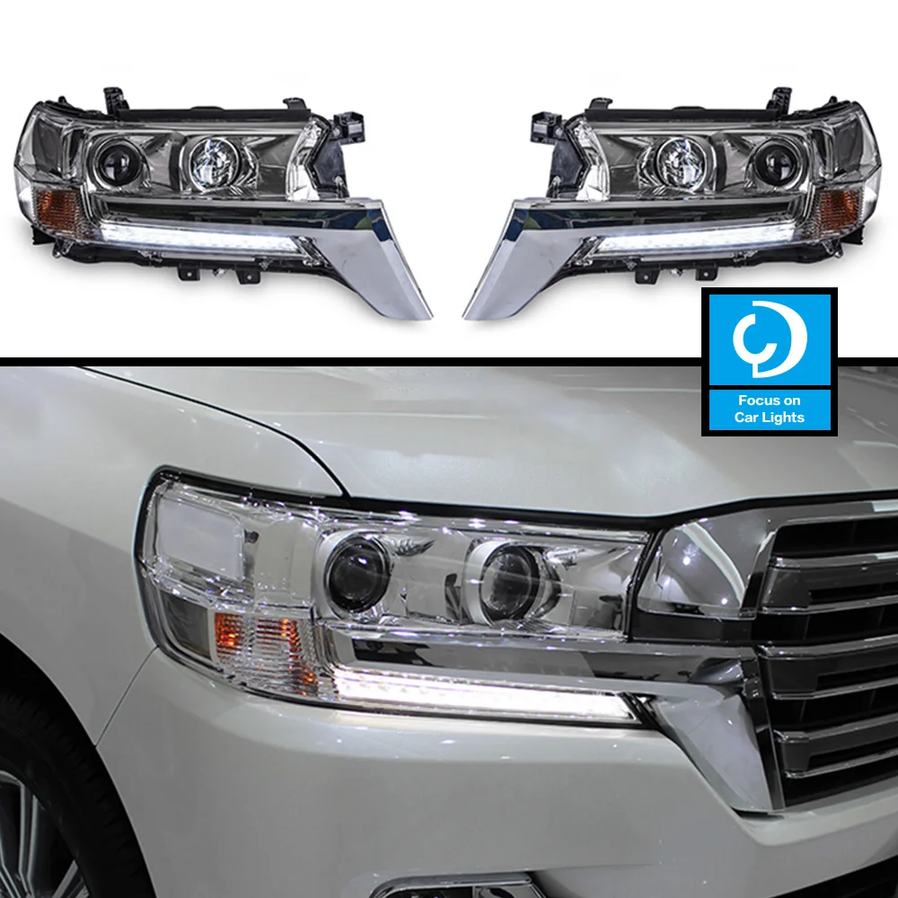 Car Front Headlight For Toyota Lander Cruiser 2016-2018 LED HeadLamp Styling Dynamic Turn Signal Lens Automotive Accessories
Car Front Headlight For Toyota Lander Cruiser 2016-2018 LED HeadLamp Styling Dynamic Turn Signal Lens Automotive Accessories