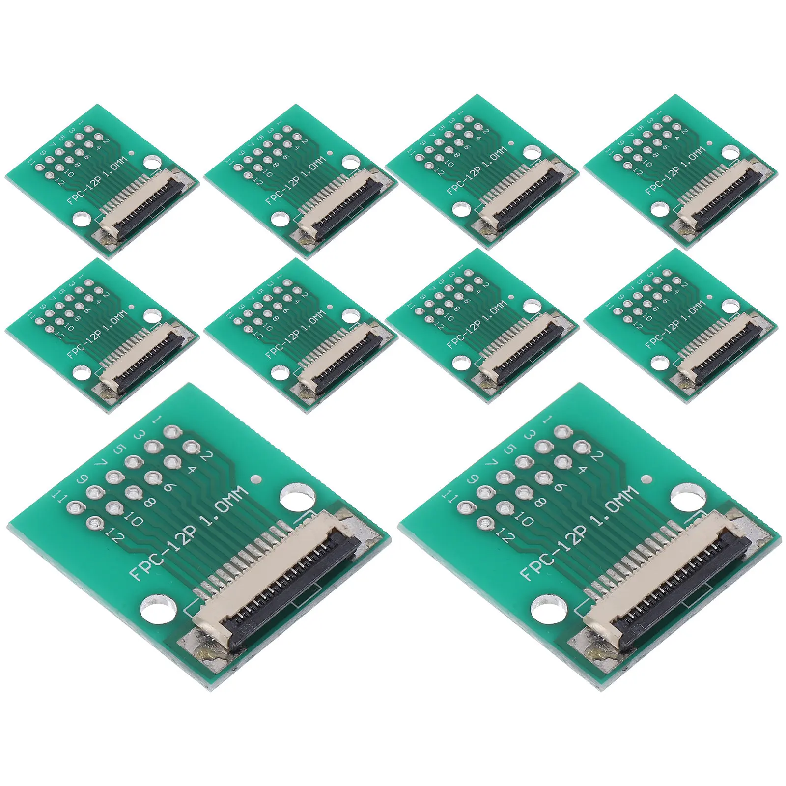 10Pcs Converter Board 12P Reliable Flat Cable Adapter PVC Tin Component Compatible with Digital Devices Laptops LCD TV
10Pcs Converter Board 12P Reliable Flat Cable Adapter PVC Tin Component Compatible with Digital Devices Laptops LCD TV
