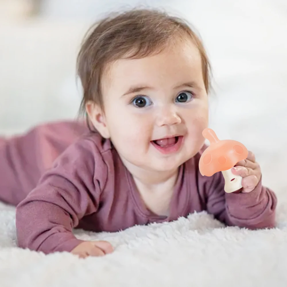 Comfortable Silicone Teether Gloves Mushroom Washable Hand Teether Training Grip Portable Teething
Comfortable Silicone Teether Gloves Mushroom Washable Hand Teether Training Grip Portable Teething