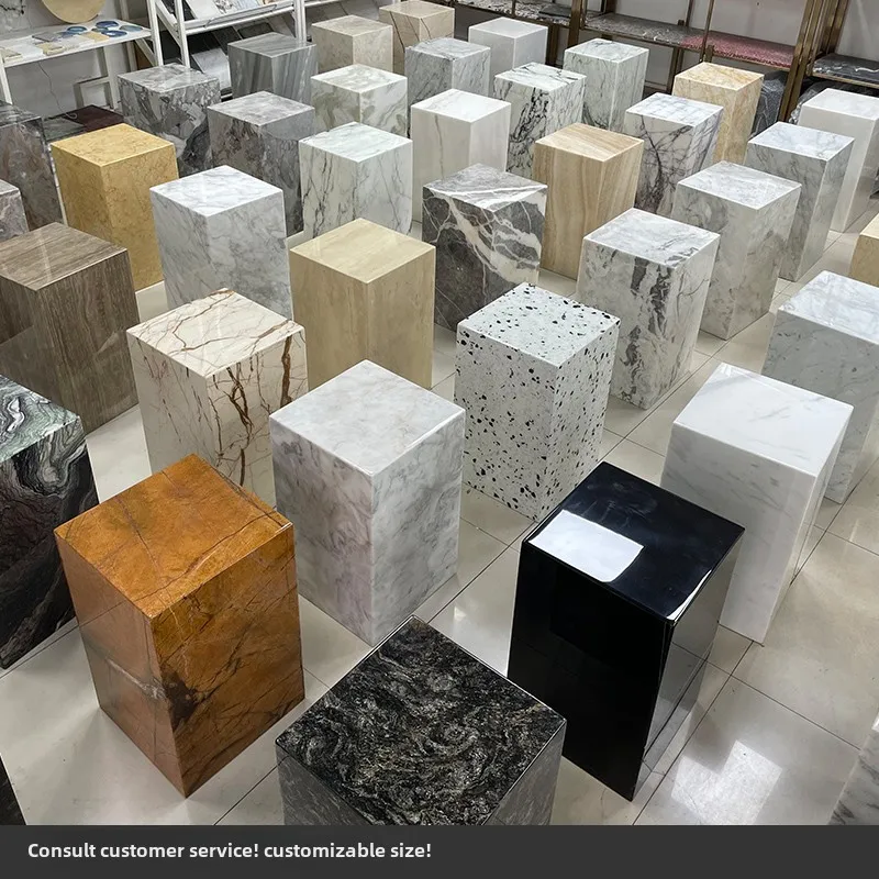 Natural marble ornament base living room floor high and low display stand decorative pier high-end flower stand sculpture column
Natural marble ornament base living room floor high and low display stand decorative pier high-end flower stand sculpture column