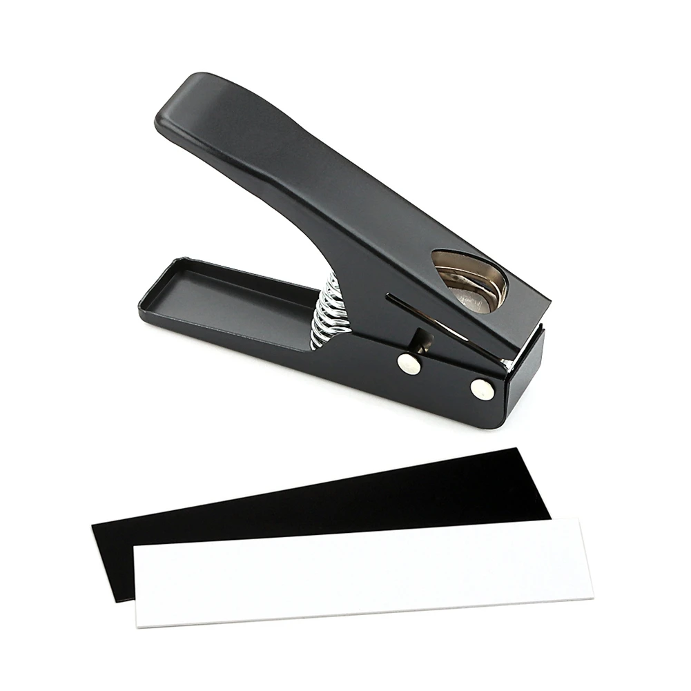 Guitar Pick Punch Pick Maker Guitar Pick Cutter with 2 Pick Strips Sheet for Guitar Pick Making Tool-AA85
Guitar Pick Punch Pick Maker Guitar Pick Cutter with 2 Pick Strips Sheet for Guitar Pick Making Tool-AA85