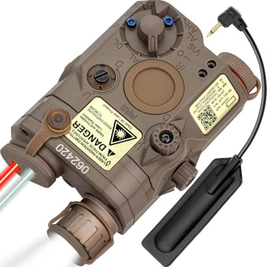 Airsoft PEQ-15 IR Laser + Visible Red Laser + White LED Flashlight
Airsoft PEQ-15 IR Laser + Visible Red Laser + White LED Flashlight