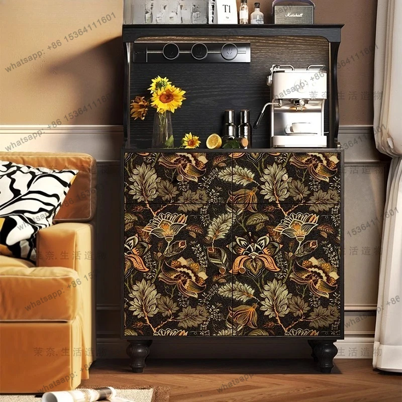 Solid wood dining room tea cabinet against the wall, living room sofa side decorative storage cabinet
Solid wood dining room tea cabinet against the wall, living room sofa side decorative storage cabinet