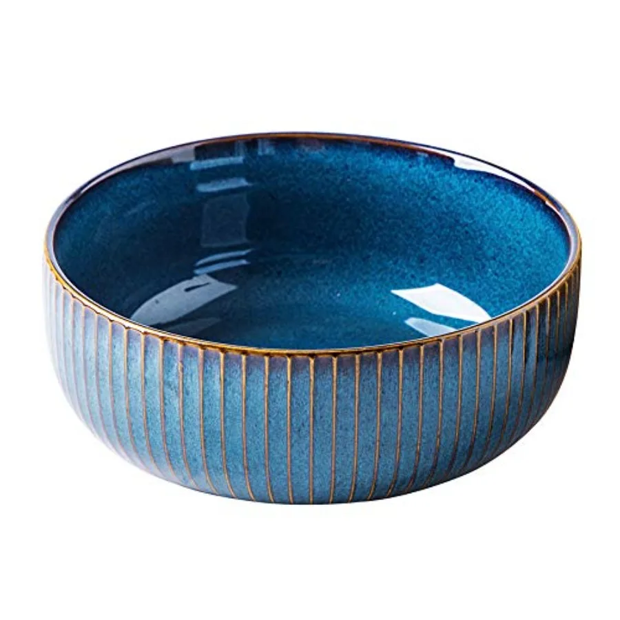 Salad Bowl 66 Oz, 8" Large Soup Bowls, Porcelain Round Serving Bowl Blue Decorative Bowl for Salad, Chip, Cereal, Fruits and Pa
Salad Bowl 66 Oz, 8" Large Soup Bowls, Porcelain Round Serving Bowl Blue Decorative Bowl for Salad, Chip, Cereal, Fruits and Pa