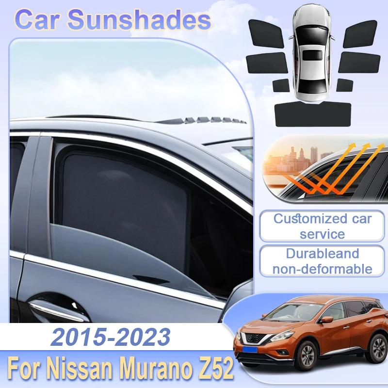 For Nissan Murano Z52 MK3 2015-2023 Auto Magnetic Visor UV Blocking Sunshade Privacy Curtain Car Mesh Sun Shades Accessories
For Nissan Murano Z52 MK3 2015-2023 Auto Magnetic Visor UV Blocking Sunshade Privacy Curtain Car Mesh Sun Shades Accessories