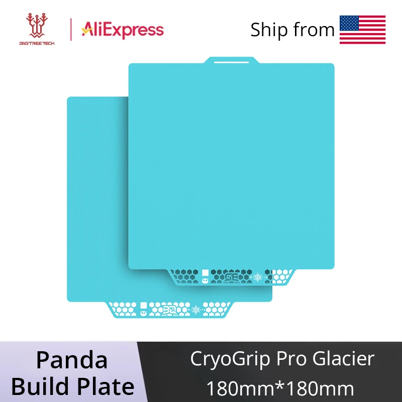 BIQU CryoGrip Pro Glacier Panda BuildPlate 180x180 мм пластина из пружинной стали двусторонняя текстурированная для мини-3D-принтера BambuLab A1
BIQU CryoGrip Pro Glacier Panda BuildPlate 180x180 мм пластина из пружинной стали двусторонняя текстурированная для мини-3D-принтера BambuLab A1