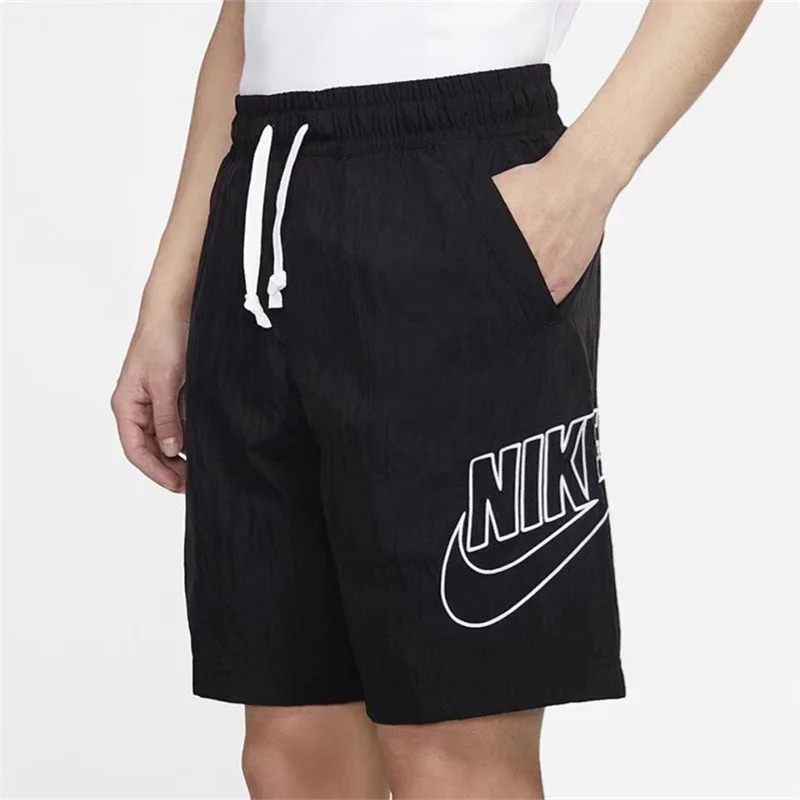 Мужские брюки Nike из хлопчатобумажной ткани выше колена, спортивные свободные брюки с принтом логотипа, цвет черный
Мужские брюки Nike из хлопчатобумажной ткани выше колена, спортивные свободные брюки с принтом логотипа, цвет черный