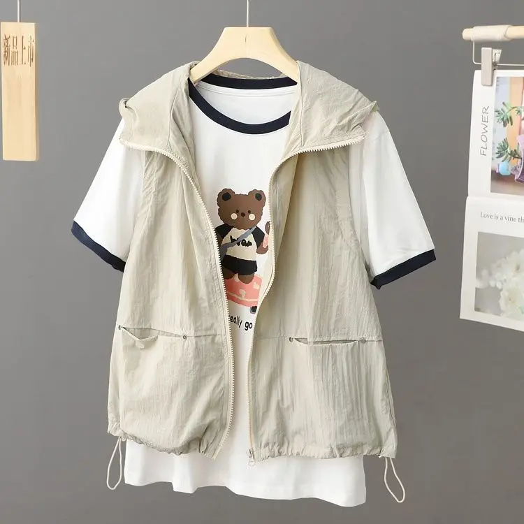 Double-Sided Wear Me Hatl Vest Women's Summer New Design Svel Versatile Breathable Sun Protection Outerwear
Double-Sided Wear Me Hatl Vest Women's Summer New Design Svel Versatile Breathable Sun Protection Outerwear