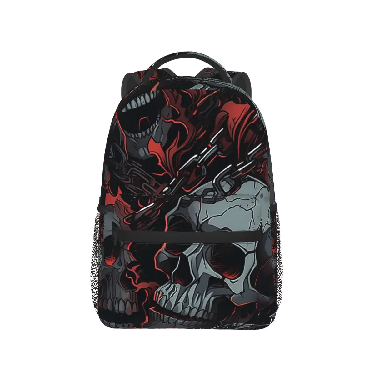 Skull Chain And Rose Flower Design Backpack Hot Sale Daypack Large Capacity Kids BookBag School Bag Shoulder Bags for Men Women
Skull Chain And Rose Flower Design Backpack Hot Sale Daypack Large Capacity Kids BookBag School Bag Shoulder Bags for Men Women